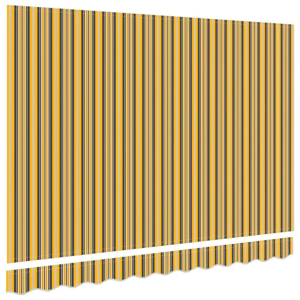 Telo di ricambio per tenda da sole Arancione e Nero 2,5 x 2 m 42000526