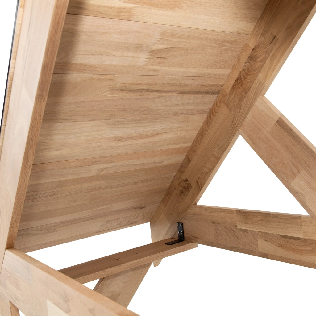 Tettoia Portico Rovere Massello 1400 mm Luce Interna Luci Parete