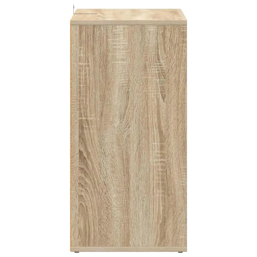Scarpiera-Scaffale per scarpe Rovere Sonoma 60x35x70 cm in Truciolato 215807