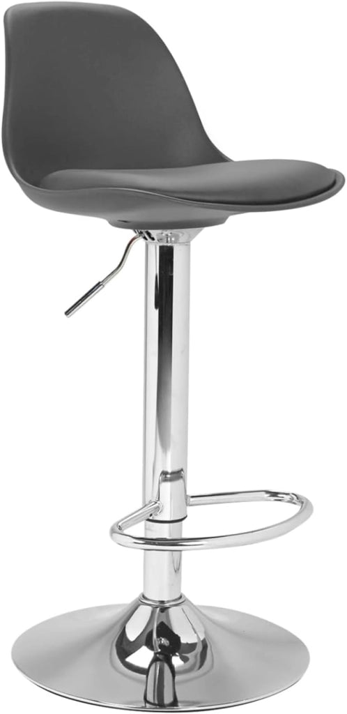 Set di 2 sgabelli da bar design grigio KARL