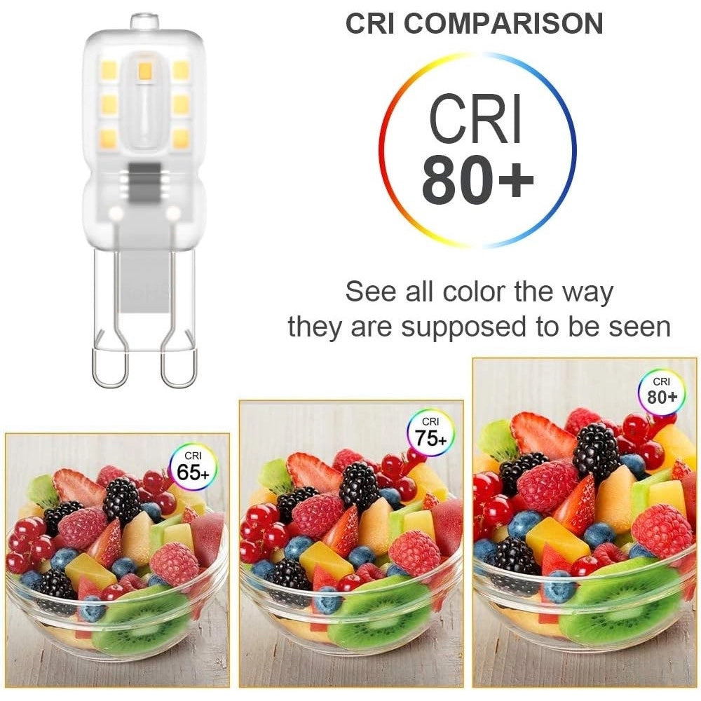 Trade Shop - Lampadina Per Faretto 2w Led 2 Smd 3535 Attacco G9 Luce Bianca Fredda Calda 220v -