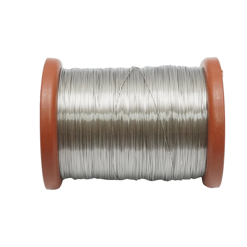Bobina di filo in acciaio inossidabile, diametro 0,45 mm, peso 500 g