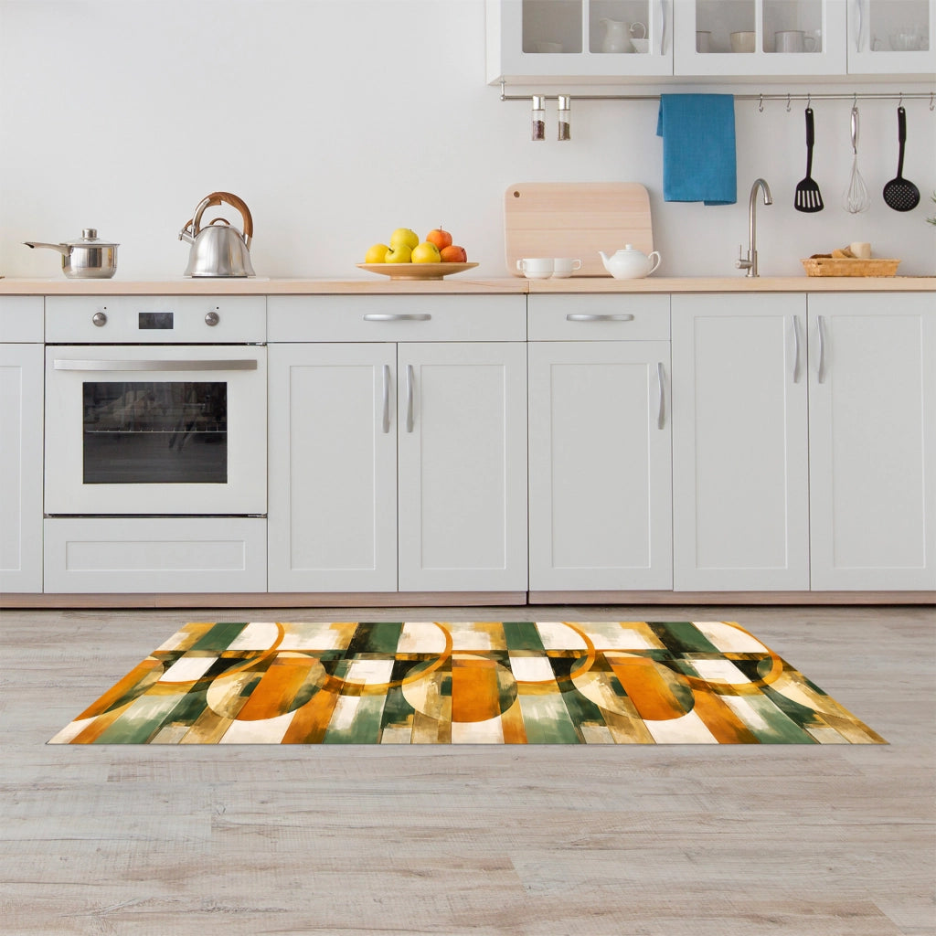 Tappeto da cucina antiscivolo, antimacchia passatoia multiuso 50x200 - Urban Verde