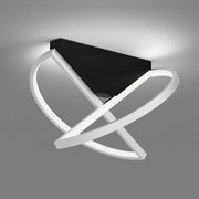 Trade Shop - Plafoniera Led 44w Bianco Lampadario Da Soffitto Design Moderno Luce Fredda 50414 -