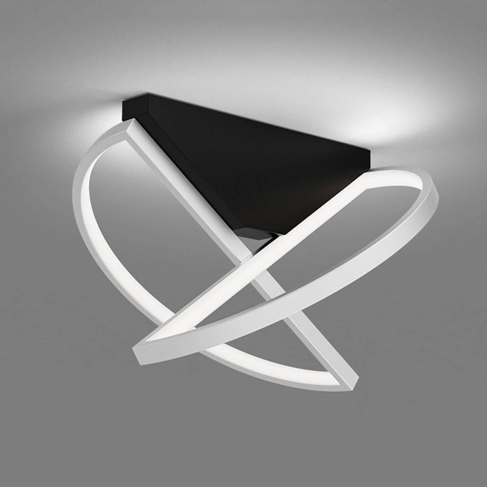 Trade Shop - Plafoniera Led 44w Bianco Lampadario Da Soffitto Design Moderno Luce Fredda 50414 -