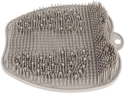 Panno di massaggiante per piedi con pinze - Spazzolino per piedi in silicone - Rimuove la pelle morta - Mat di doccia per piedi - Pulizia efficace - Massaggio per piedi
