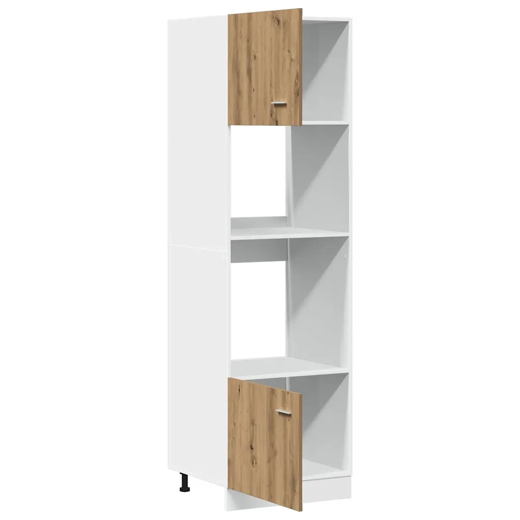Mobile Microonde Â“LyonÂ” Rovere Artigianale 60x57x207 cm
