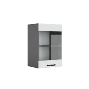 Vicco Mobile da cucina in vetro Bianco casa di campagna 40 cm