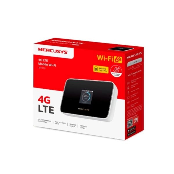 Hotspot mobile wifi 4g lte 150mbps 2,4ghz 4g cat 4 150/50mbps build in - MT115