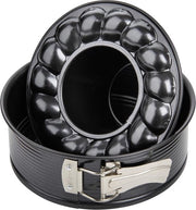 Forma per torte a forma di cono compatta con rivestimento antiscorrosione innovativo 18 cm nero