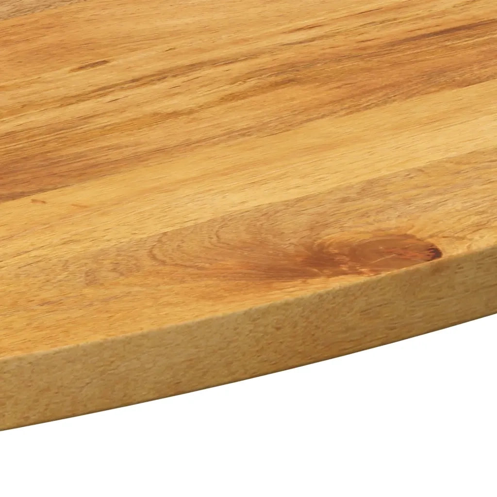 Piano Tavolo 140x50x2,5 cm Ovale in Legno Massello di Mango 370865