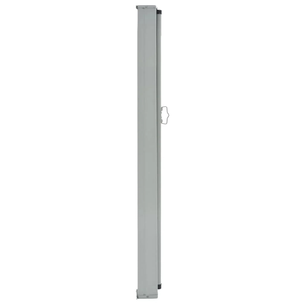 Tenda da sole laterale retrattile/schermo protettivo per patio giardino terrazza balcone 80 x 300 cm marrone 02_0007397