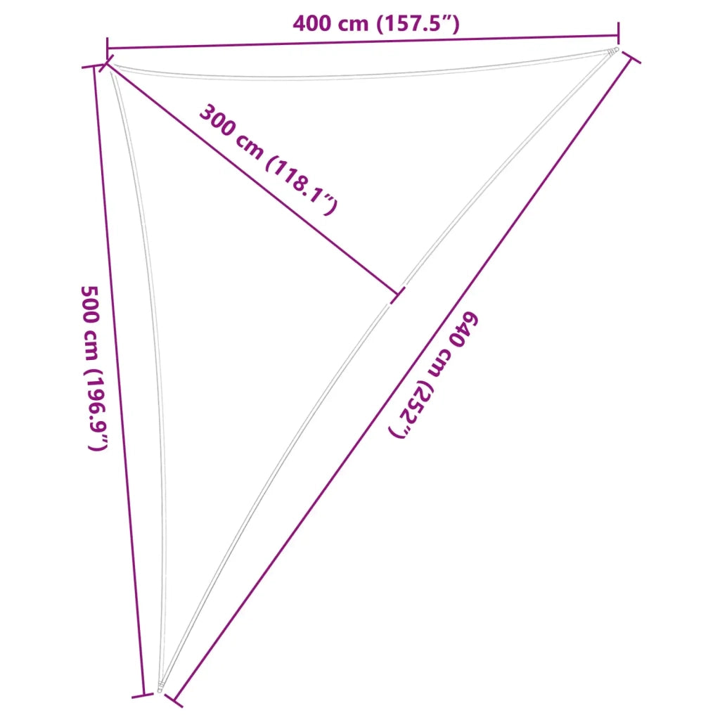 Vela da ombra solare Grigio chiaro e bianco 4 x 5 x 6,4 m 42031212