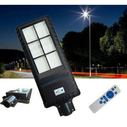 Trade Shop - Lampione Stradale Faro A Led 180w Con Pannello Solare Telecomando Fb-99180 -