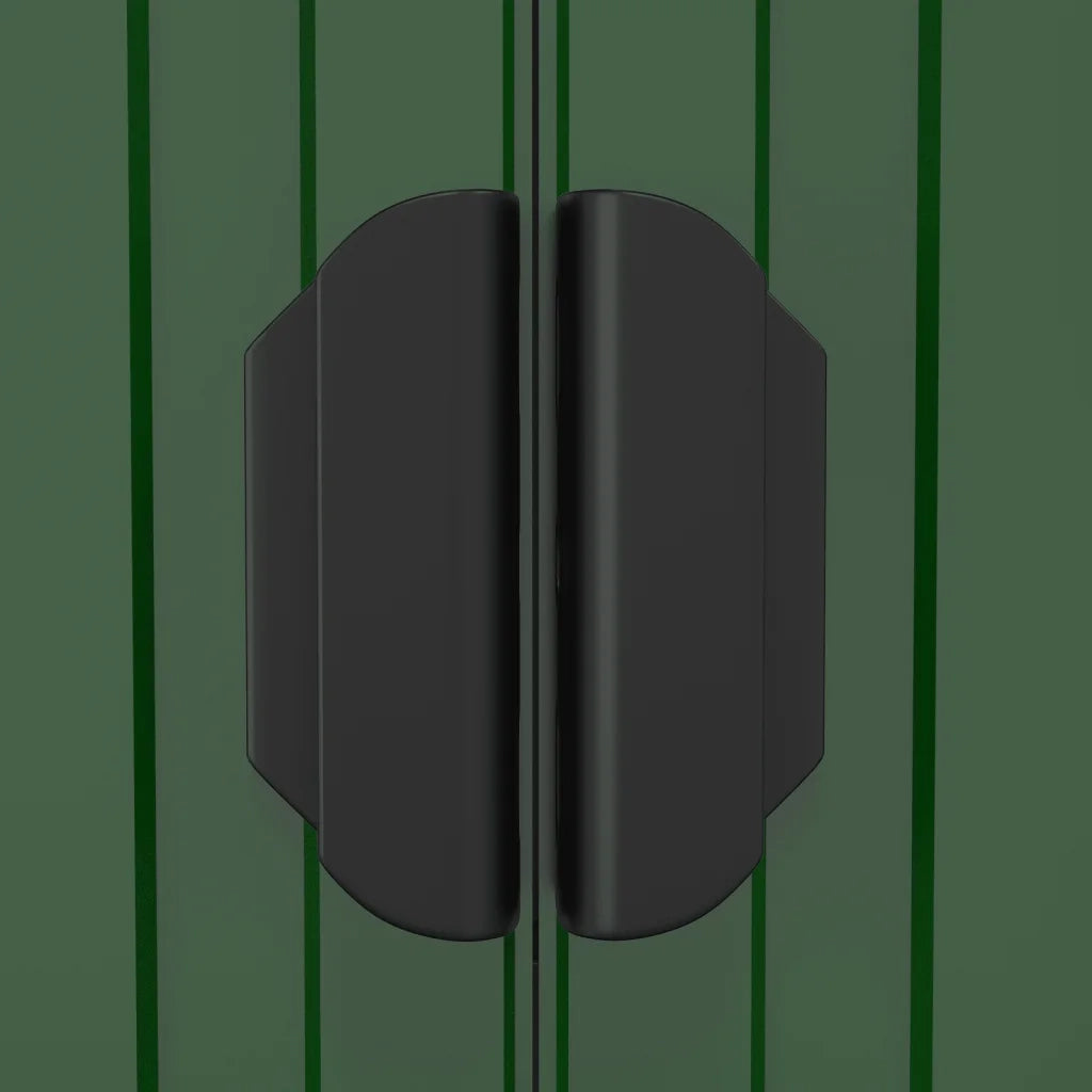 Capanno da Giardino Verde 192x191x223cm Acciaio Zincato cod mxl 51861