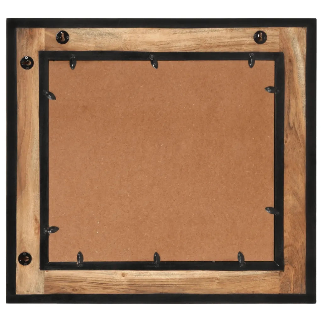 Specchio da bagno-Specchio per Bagno 60x1x55 cm in Legno Massello di Acacia