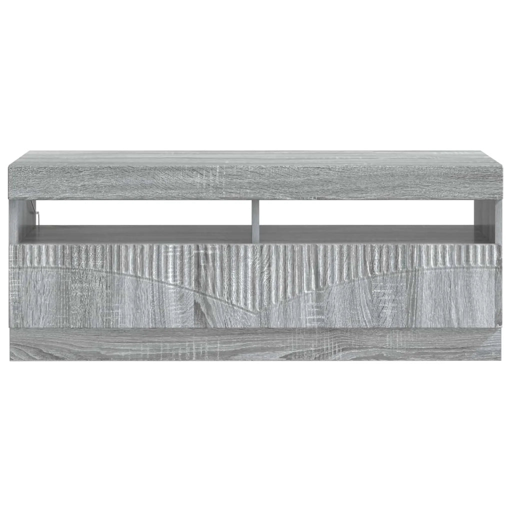 Mobile TV LED Sonoma grigio Legno ingegnerizzato 897431