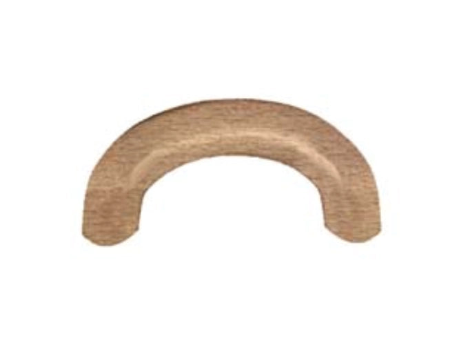 Maniglie arco per mobili fisse in legno - interfori mm.64 faggio naturale 10 pezzi