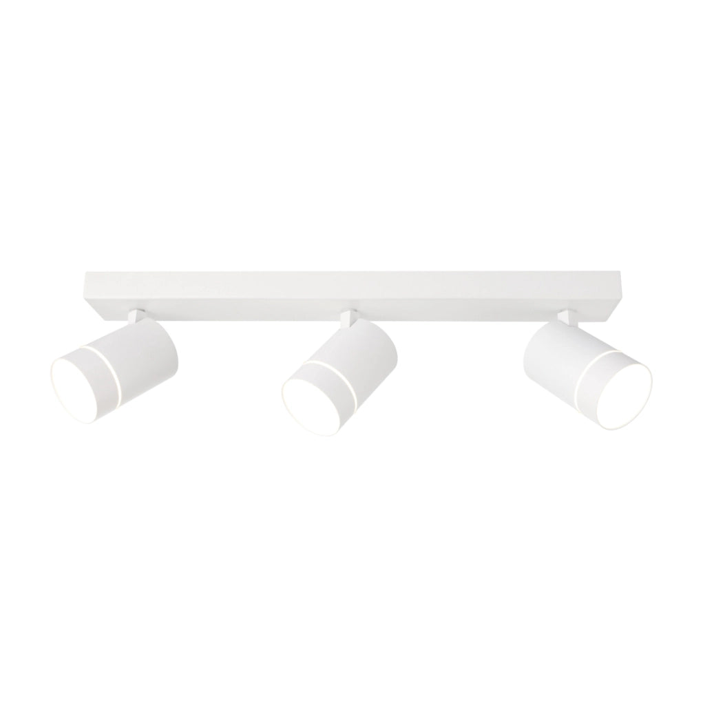 Faretto soffitto 3 luci bianco orientabile LED 15W Selma Italux