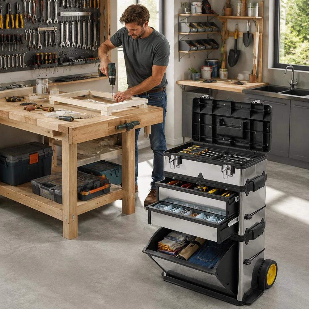 3-piece Tool Trolley