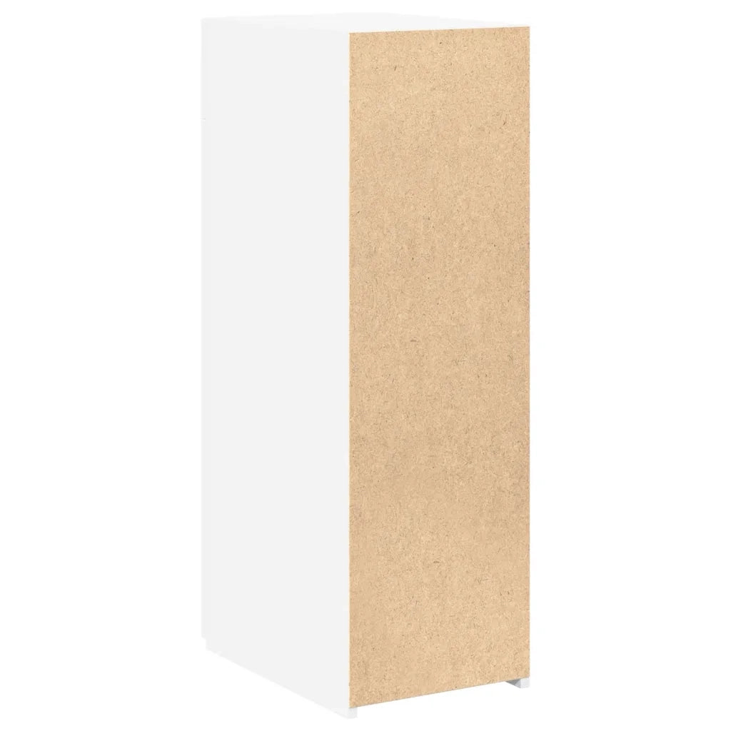 Credenza Bianca 30x42,5x93 cm in Legno Multistrato 846271