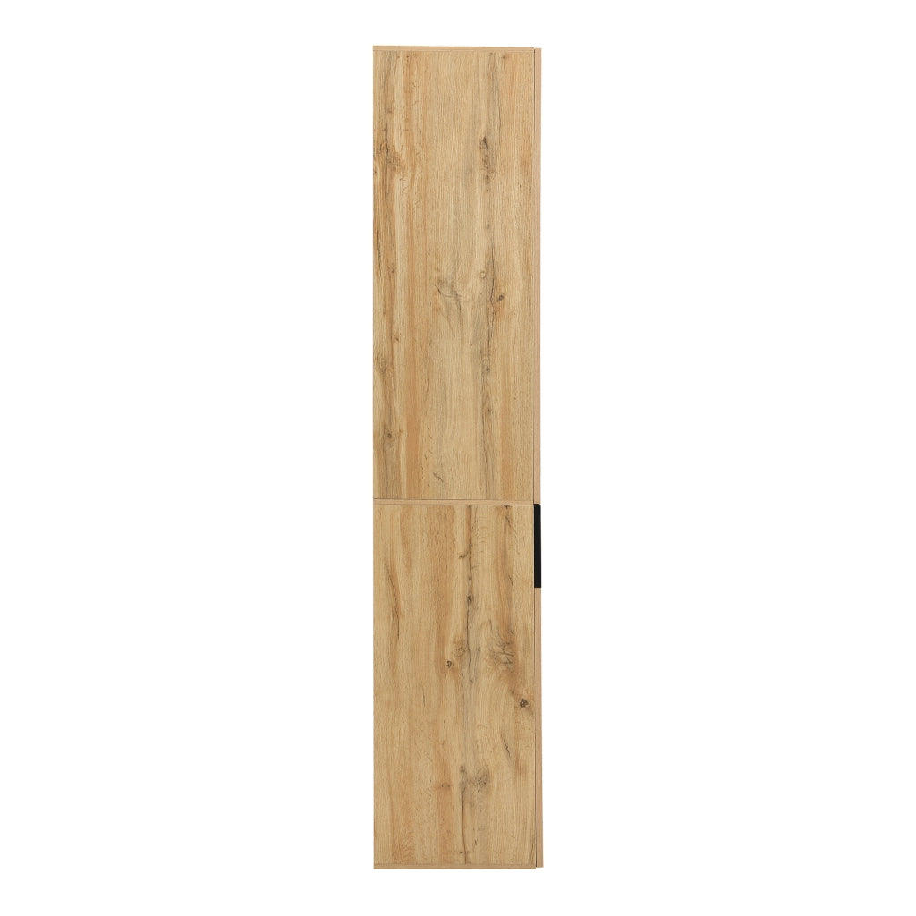 GARDEROBA DA INGRESSO 98,5x38x191 cm Nero/Legno in MDF