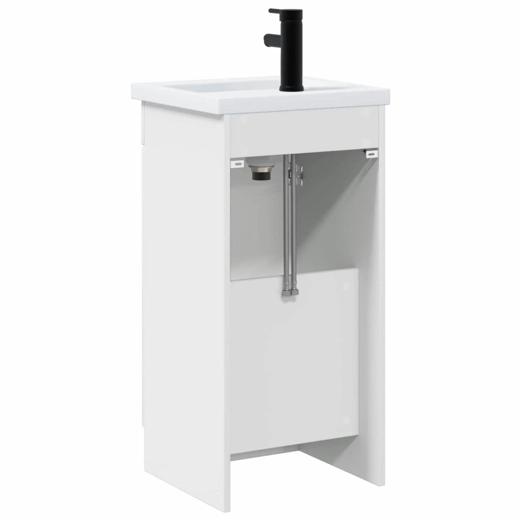 Mobile da bagno con lavabo Bianco Lucido 42 x 40 x 84,5 cm 890058