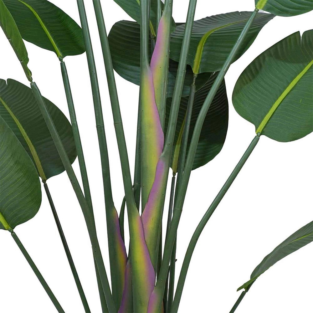 Strelitzia Artificiale con vaso pianta finta realistica decorativa h 210 cm