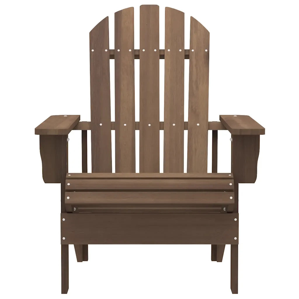Sedia Adirondack con Tavolo Abete Massello Marrone CFW7184208
