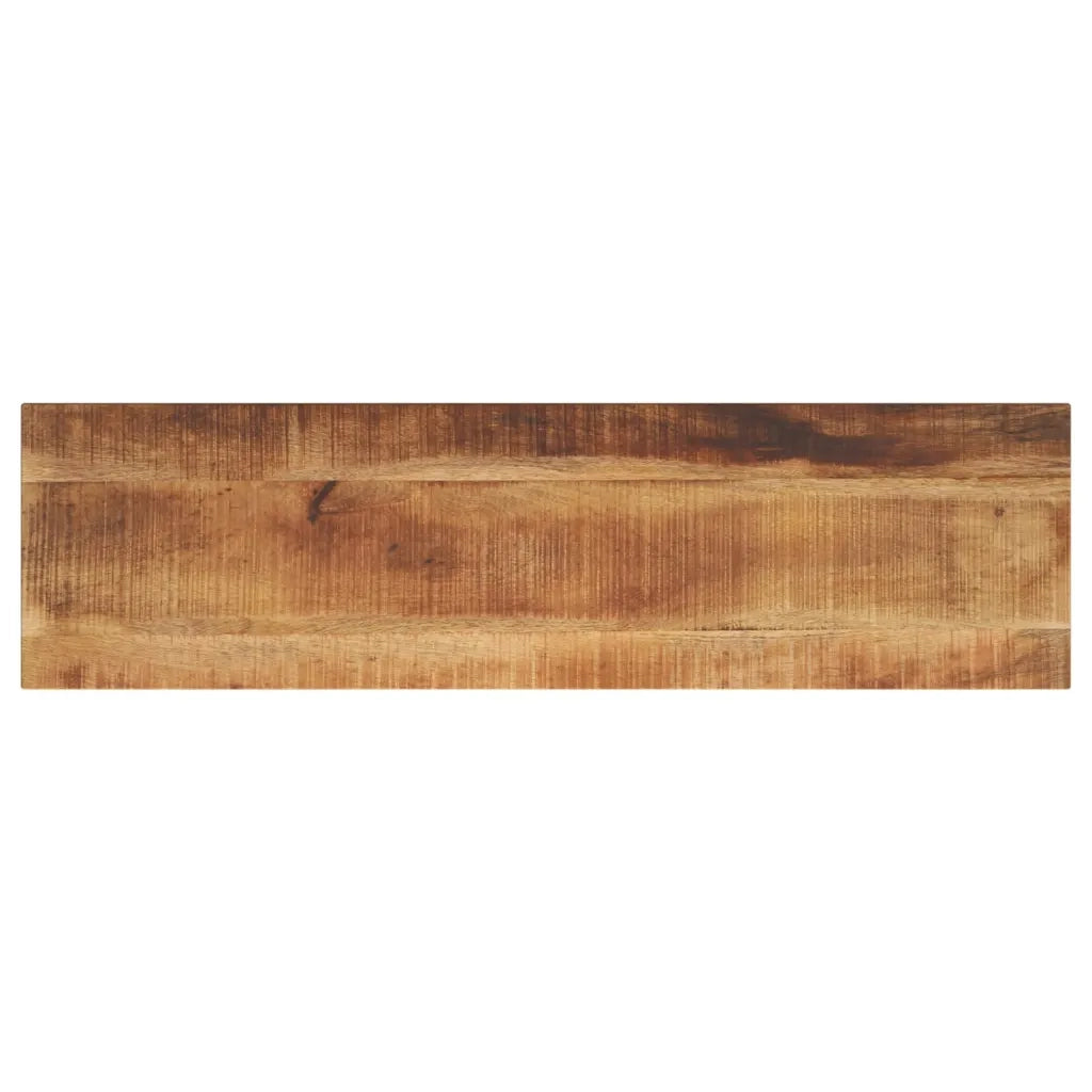 Piano per Tavolo 120x30x2,5cm Rettangolare Legno Mango Grezzo