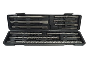 Punte + scalpelli per trapano demolitore tassellatore SDS PLUS set 10pz