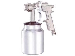 PISTOLA AEROGRAFO SERBATOIO INFERIORE  ugello mm.1,8    ANI