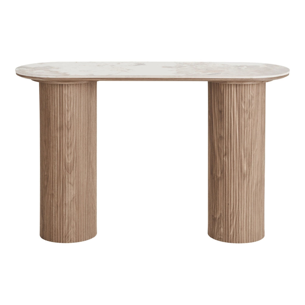 Tavolo Consolle Athens, Marrone, MDF, 40x120x78 cm