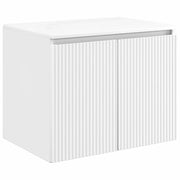 Mobiletto da Bagno a Muro Bianco 62,5 x 44,5 x 50 cm