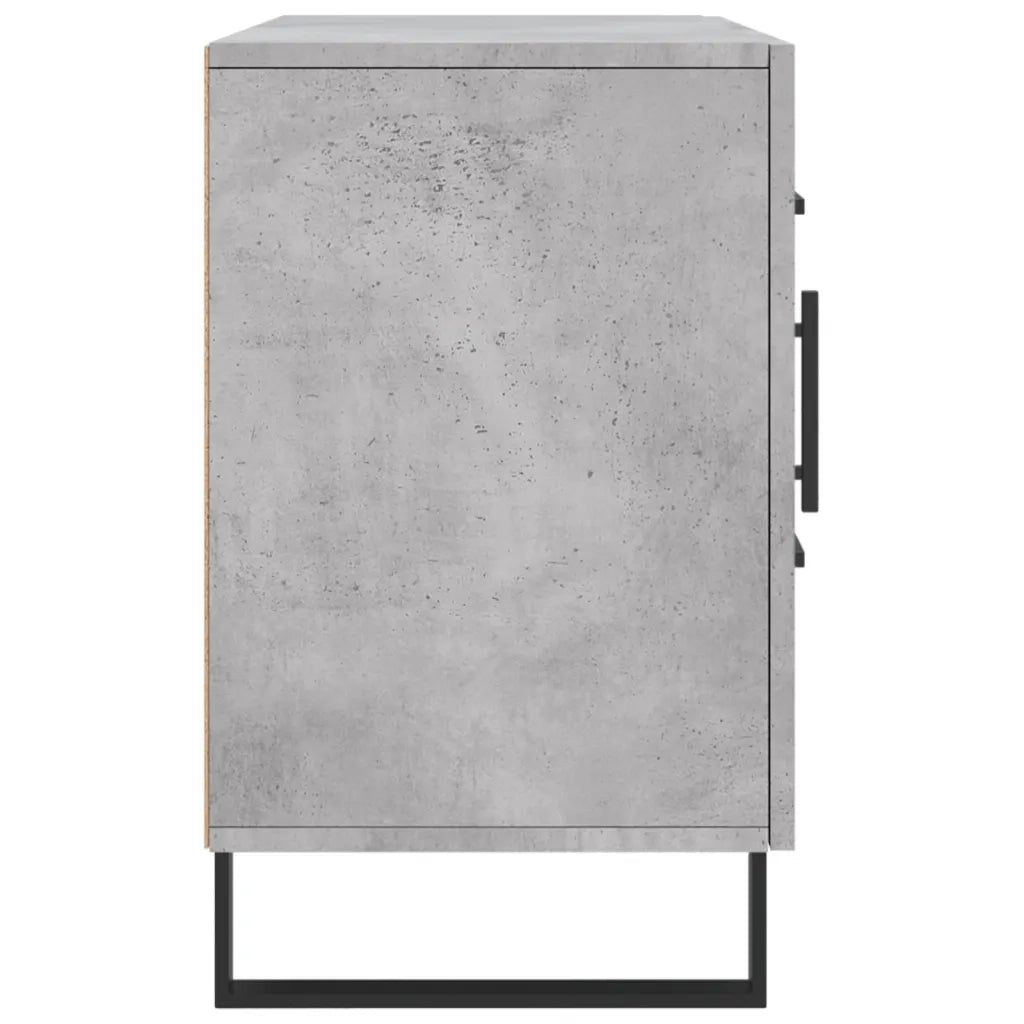 Credenza | Madia | Buffet da pranzo | Armadio da pranzo Grigio Cemento 100x36x60 cm in Legno Multistrato