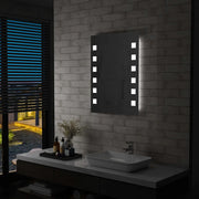 Specchio da Parete a LED per Bagno-Specchio a Muro 60x80 cm 805431