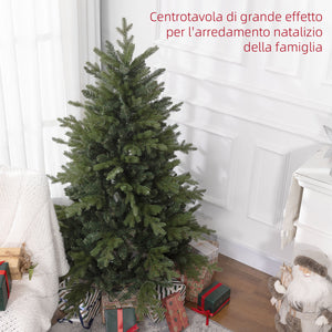 Albero di Natale 150 cm 1309 Ramia Caduta in Plastica Verde