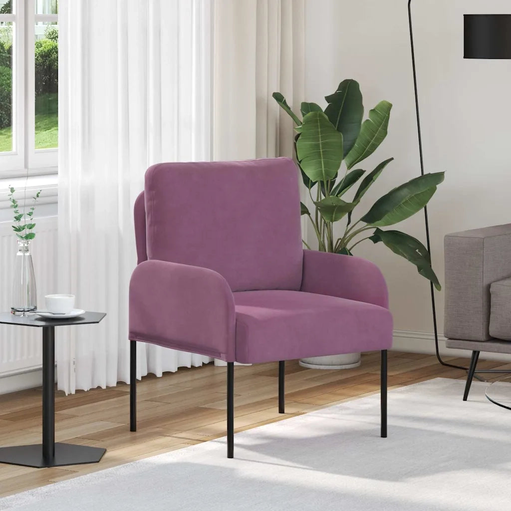 Divani con cuscino 55cm Viola Legno compensato