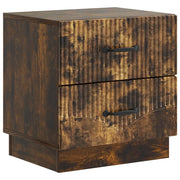 Armadio da Notte con cassetto Rovere Fumo 43 x 34,5 x 44,5 cm