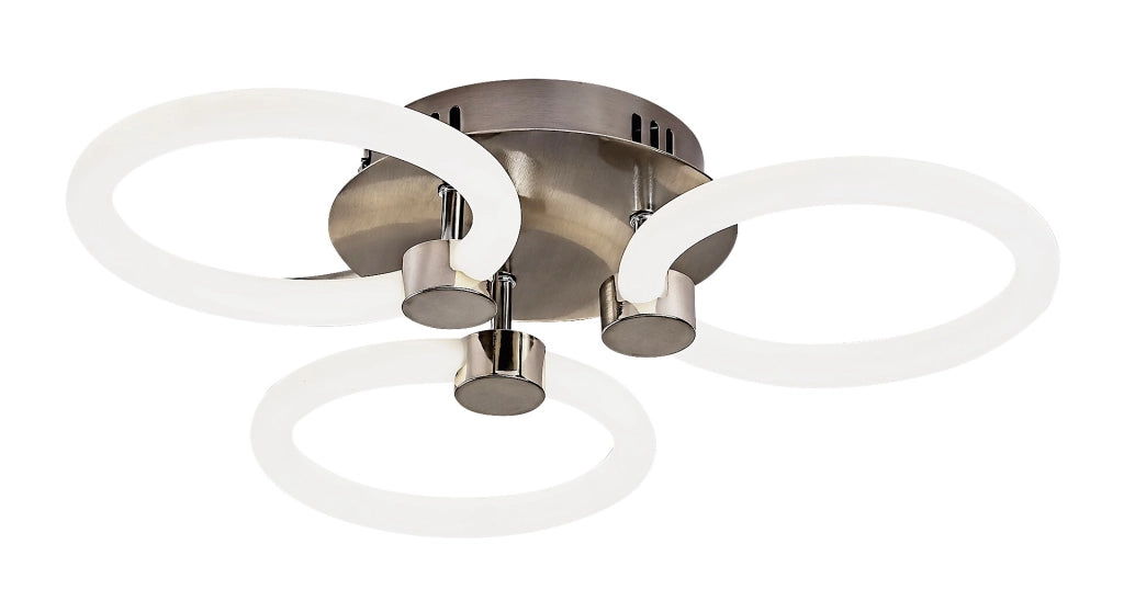 Plafoniera Rabalux Sotiris LED 21W dimmer cromata 41cm