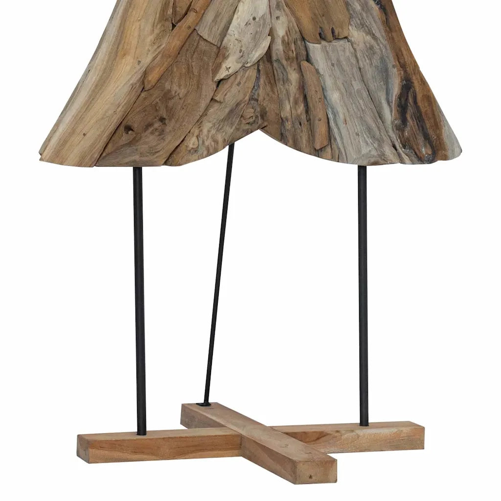 Albero di Natale Marrone 181,5 cm Legno massello di teak 42017933