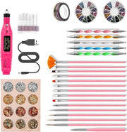 Vigli di Diamante Elettrici - Set di Vigli e Borso per Acrylgel