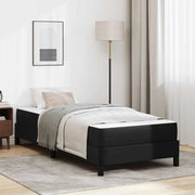 Struttura del letto con materasso Nero 90 x 190 cm Tessuto 3398603