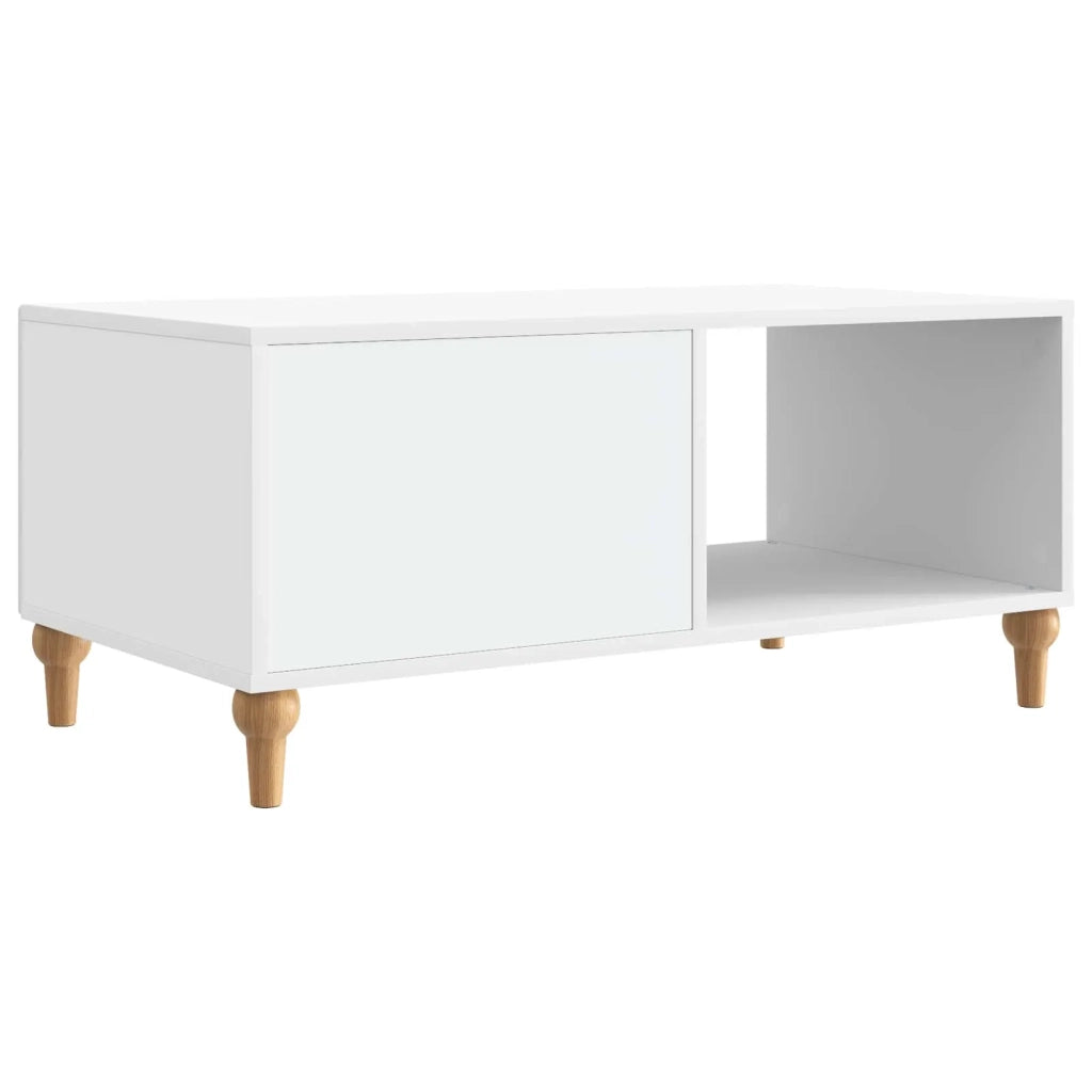 Tavolino da salotto Bianco 90 x 50 x 40 cm Legno ingegnerizzato 894265