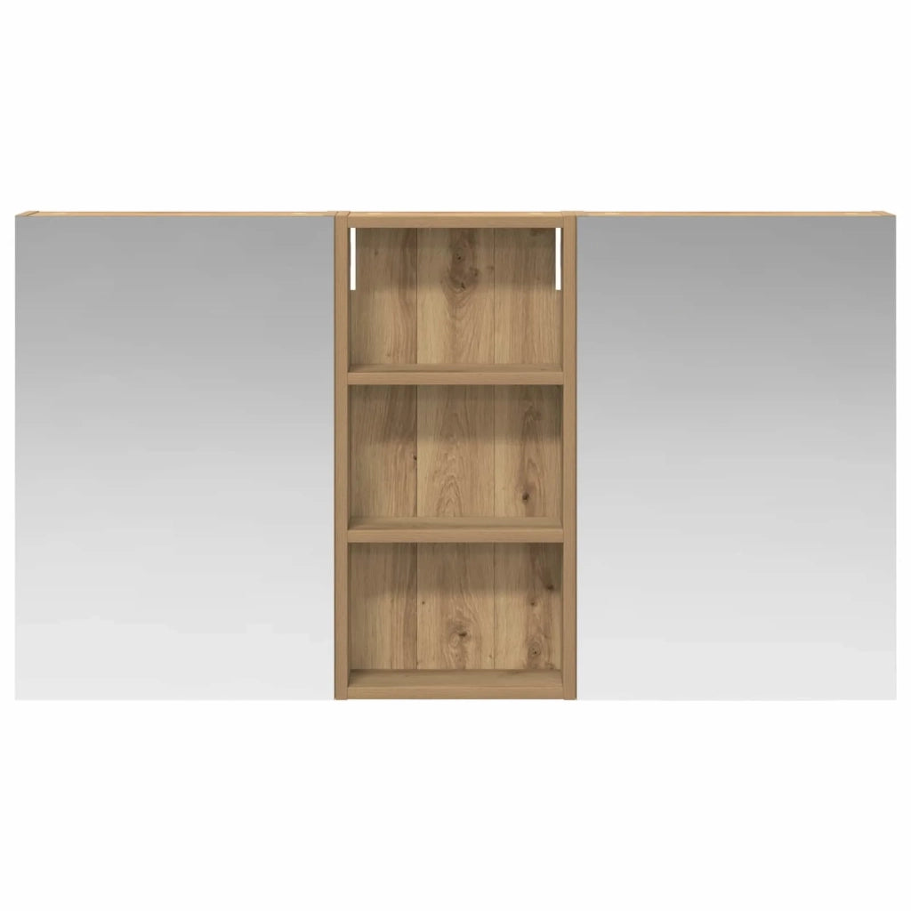 Set di Armadi da Bagno con porta 3 pcs 110 x 10,5 x 60,5 cm