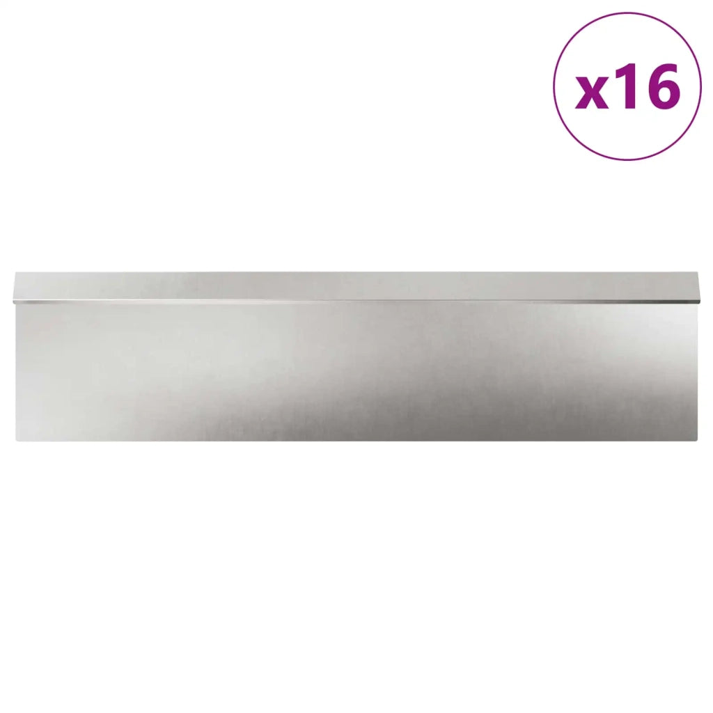 Recinzioni per lumache 20 pz Argento Acciaio inossidabile CFW5868641