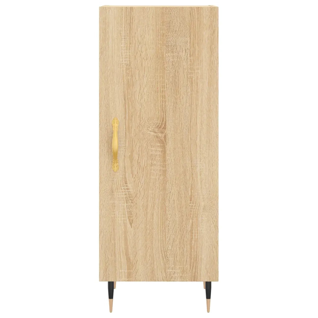 Credenza | Madia | Buffet da pranzo | Armadio da pranzo Rovere Sonoma 34,5x34x180 cm in Legno Multistrato