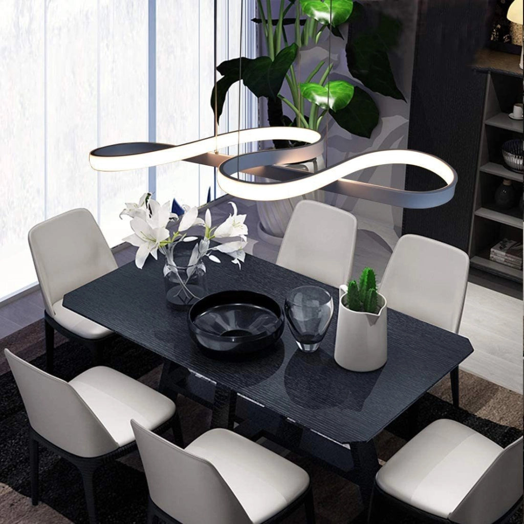 Lampada a sospensione ZMH LED bianca moderna dimmerabile 47W per sala da pranzo