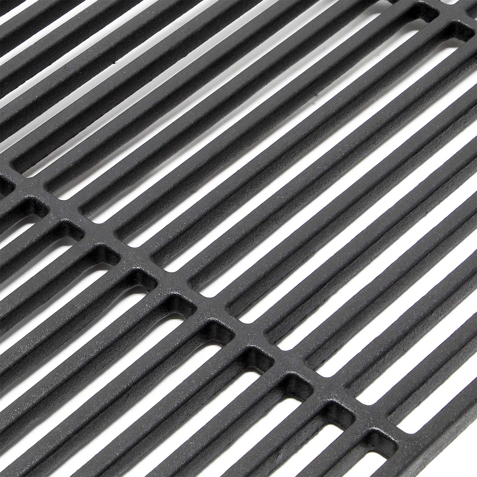Griglia rettangolare in ghisa 45 x 35 cm per barbecue a carbone e a gas