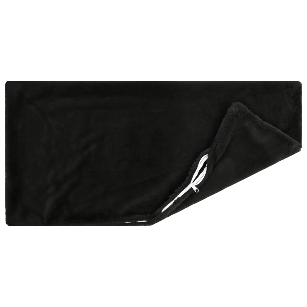 Federa 2 pz HEERLEN Nero 40 x 60 cm Pelliccia di Coniglio Finta 909423